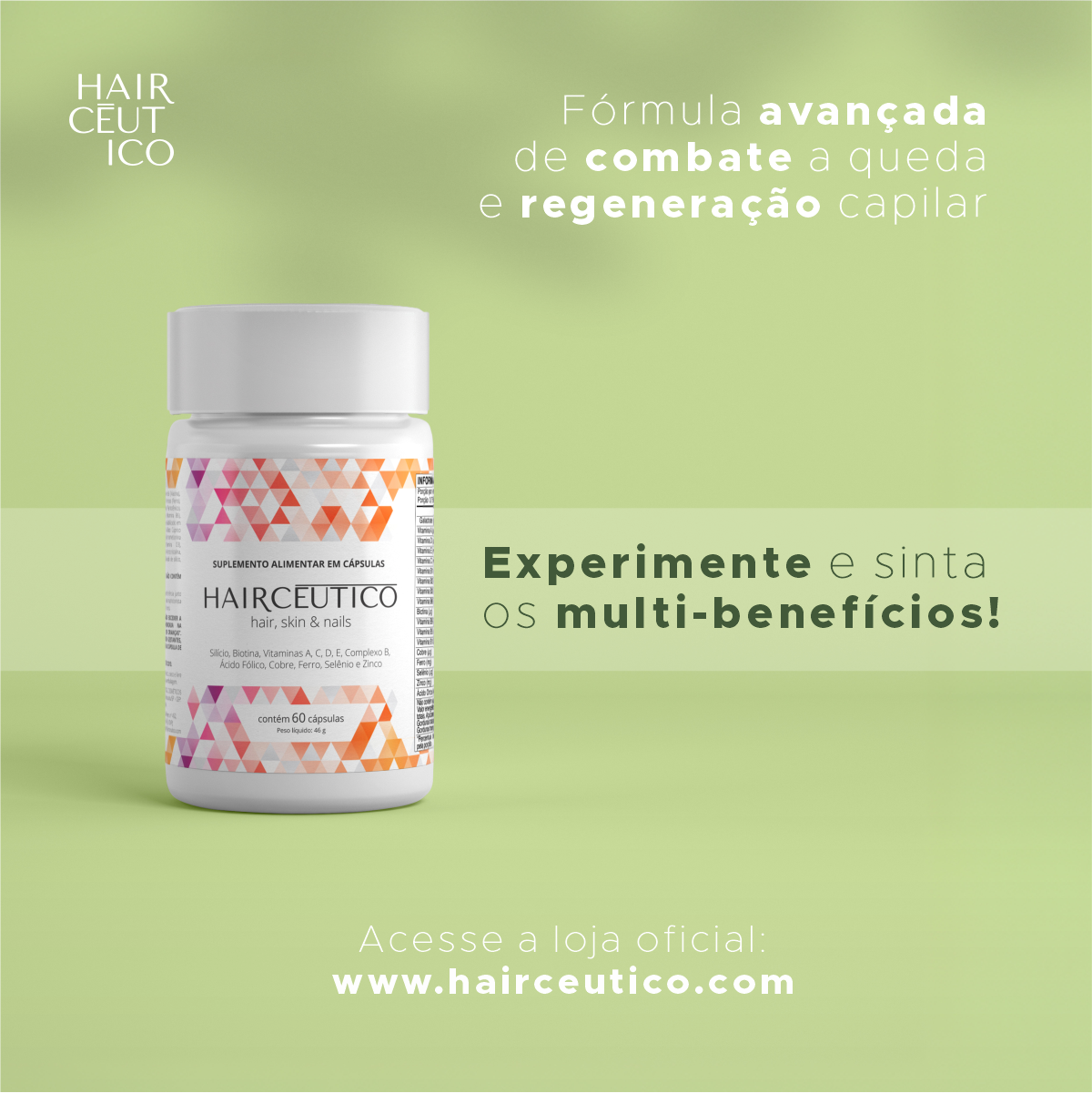 Haircēutico - Tratamento para 12 Meses