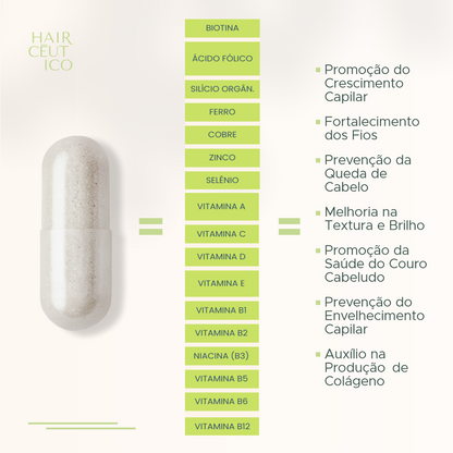 Haircēutico - Tratamento para 2 Meses